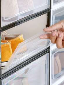 12pcs Anti-Oxidation Flip-Top Shoe Boxes. Vertical Stackable System + Clasp Design. Dust-Proof Moisture-Proof Collapsible Shoe Rack. For Storing Basketball Shoes, Running Shoes, Dress Shoes, High Heels. Suitable For Dorm, Foyer, Closet