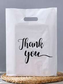 50 piezas Bolsas de regalo de agradecimiento, bolsas de envoltura de regalo para fiestas de bodas, cumpleaños, graduación, bolsas de compras reutilizables para joyas y cosméticos