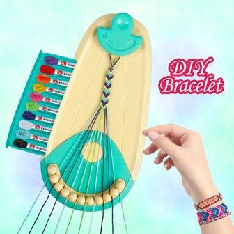 Friendship Bracelet Making Kit Toys For Girls Ages 6 7 8 9 10 11 12 Year Old Handicraft Kit Birthday Present For Arts And Crafts String Maker, Kids Jewelry Kit, Teen Girl Bracelet DIY, Travel Activity Set Halloween Thanksgiving Day Christmas Gifts For Kids