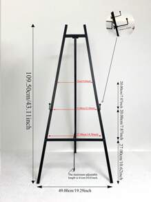 1pc Heavy Duty Metal Tripod Stand, Suitable For Wedding Welcome Arch, Poster Photo Display, Desktop Easel, Gallery Frame Holder, Wedding Ceremony Prop, Painting Easel, Shop Display Best Gifts,Wedding Decor,Home Decor ,Room Decor Party Favors Bride Birthday Graduation Birthday Decorations Party Decorations Bachelorette