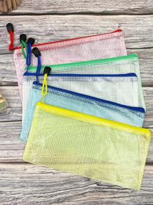24 Stücke Dokumententaschen mit Gitternetz, Organizer Aktenordner für A4/A5/A6 Papiere, Bürobedarf Aufbewahrung, Schulmaterial, Schulanfang