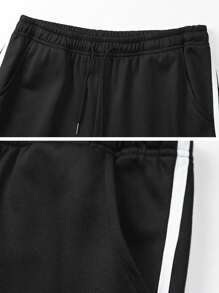 Men's Casual Comfortable Loose Drawstring Sports Wide Leg Pants,Minimalist Sweatpants