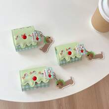 Cute Animal Sticker Style Earphone Protective Case With For AirPods 1/2/3/4/Pro/Pro 2 And WF-1000XM5 And Studio Buds/Buds+ And Sam Sung Buds3/Buds 3 Pro And HUA WEI FreeBuds 4/4E/5/5i/6/6i/SE2/SE3/Pro2/Pro2+/Pro3/Pro4/FreeClip Earphone