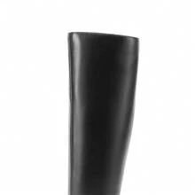 Women's Knee High Go-Go Boots - Square Toe Chunky Heel Side Zip Tall Boots Classic Solid Color Retro Fashion Boots For Outfits - màu đen - Xem 9