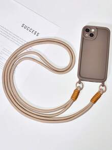 3pcs/Set Stylish Korean Black Braided Lanyard, Compatible With Apple 17 Pro Max, 14, 13, 11, XS Max, 12 Pro, 8/7/8 Plus, Versatile Shoulder Strap, Phone Case Accessories