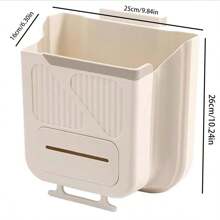 Cubo de basura plegable para la familia, armario, cubo de basura autoportante, clasificador de residuos para el hogar y la cocina, cubo de basura para el baño, cubo de basura doméstico montado en la pared