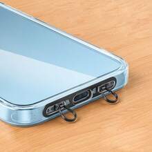 1 件双扣金属超薄防丢背贴，不锈钢侧夹 - 彩色 - 查看 6