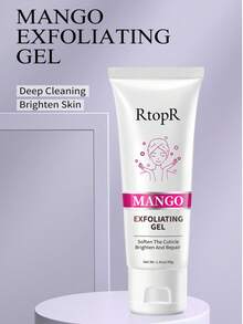 Herbal Extract Face Exfoliating Gel, Brightens Complexion, Removes Dead Skin, Leaves Skin Refreshed And Non-Drying, Suitable For Whole Body (Mango/Matcha Available) - Clear - View 4