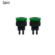 滴灌软管连接器专业微灌适配器农业灌溉配件 1/4 英寸滴灌管适用于太阳能灌溉系统套件