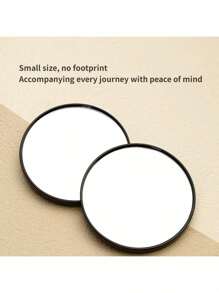 5x Magnification High Definition Suction Cup Makeup Mirror, Portable Round Wall Mounted Mirror For Blackhead Extraction And Pimple Popping - Black - View 6