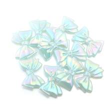 10 件/包 亚克力涂层果冻蝴蝶结珠 40x30 毫米 多色星空夜光逃亡公主手机吊饰钥匙扣包包配件 DIY 珠宝工艺品 - 蝴蝶結珠 - 查看 16