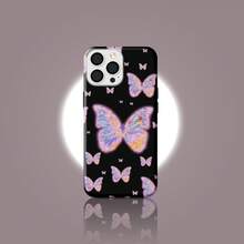 Funda para teléfono 1 unidad BOTS, funda para teléfono mate de alta calidad negra colorida adecuada para 11 12 13 14 15 16 - Negro - Ver 4