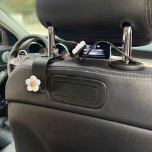 4pcs Car Seat Back Hidden Hooks, Multi-Functional Creative Small Hangers - Multicolor - View 3