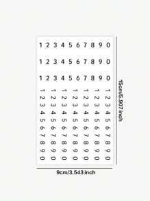 1pc Washable Temporary Botanical Tattoo, 7-14 Days, Revolutionary Technology, Semi-Permanent Tattoo, Realistic Tattoo, Numerical, Emotional Tattoo, Temporary Tattoo, Waterproof, Authentic Tattoo Appearance, Niche Design Tattoo, Juice Tattoo