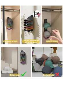 Hat Organizer For Baseball Caps, Hat Rack For Wall With Strong Adhesive Hold Up To 20 Hats, Hat Hanger Holder Display For Door Closet, Cap Organizer Storage Multilayer Two Mounting Option, Gender Reveal Party, Perfect For Birthdays, Weddings, Parties, The Perfect Gift For Colleagues, Friends, And Family, Back To School