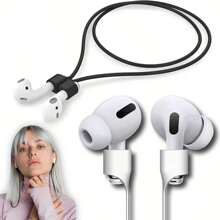 Cordón antideslizante y antiperdi da para auriculares inalámbricos Bluetooth de silicona, con imán universal para deportes al aire libre