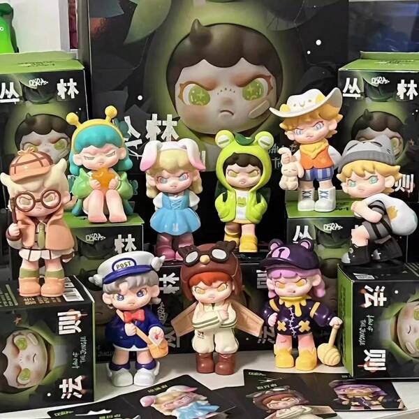 DORA Jungle Law Series 3rd Generation Dora "No Entry For Outsiders" Blind Box Figurine, Collectable Toy, Gift For Girls