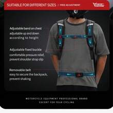 MOTOCENTRIC MOTOCENTRIC Waterproof Motorcycle Backpack, Outdoor Travel Sports Basketball Backpack, Multi-Functional With Reflective Night Riding Design, Large Capacity Helmet Storage Bike Rider Rucksack