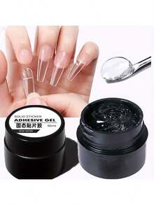 Super Glue Nail Stickers, Nail Strips, Gel Nail Stickers, Extra Strong Adhesive Glue, Gel Manicure, Quick Dry High Strength Fake Nail Strips, Acrylic Glue, Requires Drying