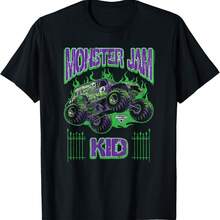 Monster Jam  Kid Family Motorsports T-Shirt - black7 - 查看 1