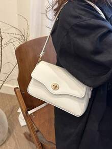 5 款 - 彩色简约迷你斜挎包，配金属扣 - 时尚女士小钱包，适合日常出行和休闲出游