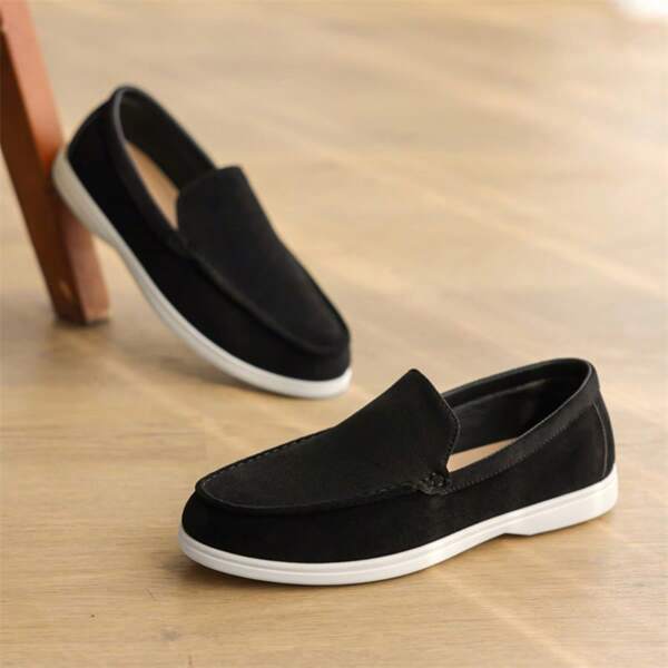 Men's Slip-On Casual Shoes - Lightweight Breathable Fabric Low-Top Sneakers, Versatile For Streetwear, Suitable For Outdoor Daily Wear, Simple Design, Comfortable Lining, New Fashionable Casual Knit Breathable Retro Low-Top Skateboard Shoes For Teenagers, Canvas Shoes Suitable For Men Outdoor, Street, Business Travel, Daily Matching