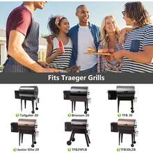 22 Stainless Steel Drip Pan Heat Baffle Traeger 22 Series,Traeger Pro 575 Drip Tray,Traeger BAC012 BCA070 BBQ07C And Newer Lil' Tex,Lil' Tex,Lil' Tex Pellet Smoker Grills Parts - BAC012 - 查看 11