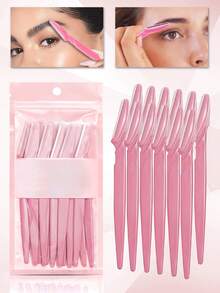 60/30/10/5/1pc 2025 专业 Dermaplaning 工具套装 - 男女通用面部剃须刀和眉毛修剪器，理发沙龙级脱毛剃须刀带保护罩，护肤旅行必备品