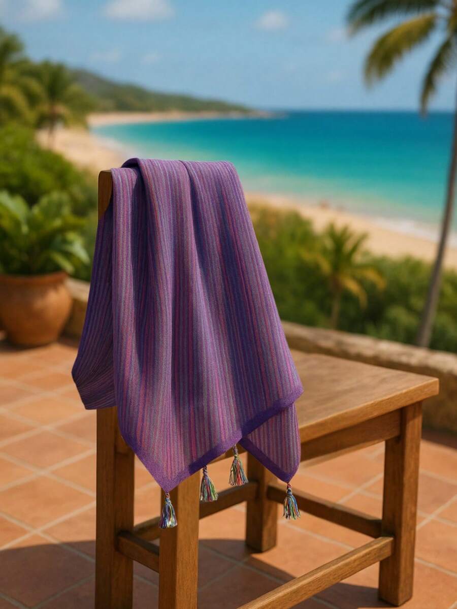 Duży ręcznik plażowy 90x170 cm – 100% bawełny – miękki, chłonny i szybkoschnący – wyprodukowany w Turcji – uniwersalny do użytku w podróży, na basenie i w wannie - Biały - Zobacz 1