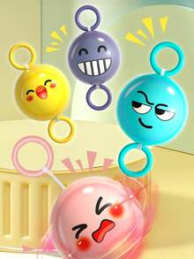 1/6个发光拉绳飞球玩具，旋转发光玩具，派对发光玩具，可锻炼手指灵活性，益智游戏，减压玩具，派对礼物，家庭互动玩具，适合学校课堂奖励，返校礼物，节日派对游戏，礼品袋填充物，发光小礼物，斋月礼物，儿童手指玩具，儿童礼物，女孩玩具，男孩玩具，儿童游戏，生日派对礼物，趣味礼物 - 彩色 - 查看 3