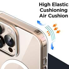 Magnetic Clear Case For IPhone 16 Pro Max Clear Case For IPhone 16 Pro Clear Case For IPhone 16 Plus Clear Case For IPhone 16 Clear Case Shockproof Phone Anti-Yellowing Clear Cover - Trong sáng - Xem 4