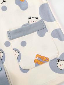 女士V领睡衣套装（两件套），长袖上衣和长裤，柔软舒适，适合春秋季和秋冬季穿着。