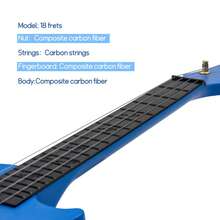 58.42 Cm Carbon Fiber Soprano Ukulele - Lightweight & Durable Beginner Kit For Adults & Teens, Easy To Play With Clear Fretboard, Includes 6 Strings & 2 Picks, White, Perfect For Home Or Travel, Travel Ukulele, Sleek Instrument, Durable Construction - Multicolor - View 10