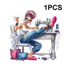 Iron On Heat Transfer Stickers Patches, Transfer Decals Washable DIY Applique Perfect For Decorating DIY T-Shirts, Hoodies, Jeans, Backpacks And Pillows - Multicolor - View 10