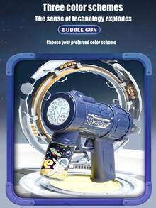 آلة فقاعات كهربائية لعبة- مثالية للأعراس وعيد الميلاد والاحتفالات العطلات (البطاريات والسائل غير مشمولان)، مناسبة ل- 11 مناسبة في جميع أنحاء العام