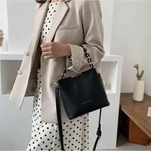 Women's Leather Fashion Senior Small Fresh Chain Bucket Bag Shoulder Crossbody Handbag Tote Bags For Women Bolsos Para Mujer