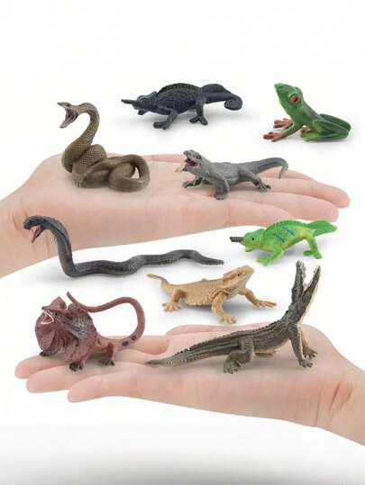 12 قطعة مجموعة نماذج حشرات بلاستيكية شبيهة بالحقيقة ، ألعاب