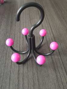 Suport pentru maiou, 2 pachete de organizator rotativ pentru sutiene pentru dulap, capacitate maximă de depozitare 48 de suporturi pentru sutiene sport, organizatoare și depozitare pentru dulap care economisesc spațiu, umerașe pentru hanorace cu 6 bile, pivotante la 360°, pentru dulap