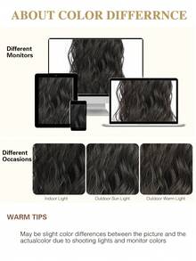 Ponytail Extensions, Long Claw Clip In Ponytail Hairpiece Synthetic Pony Tails Hair Piece Natural Wavy Hairpieces For Women, 20 Inch - Multicolor - View 9