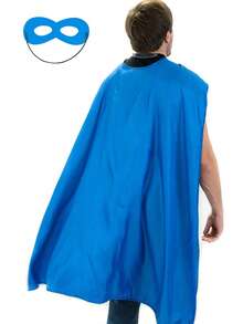 Maklulu Solid Color Non-Woven Fabric Adult Superhero Capes And Masks - For Adult Superhero Cape Superhero Party Capes Superhero Costume, Party Dress