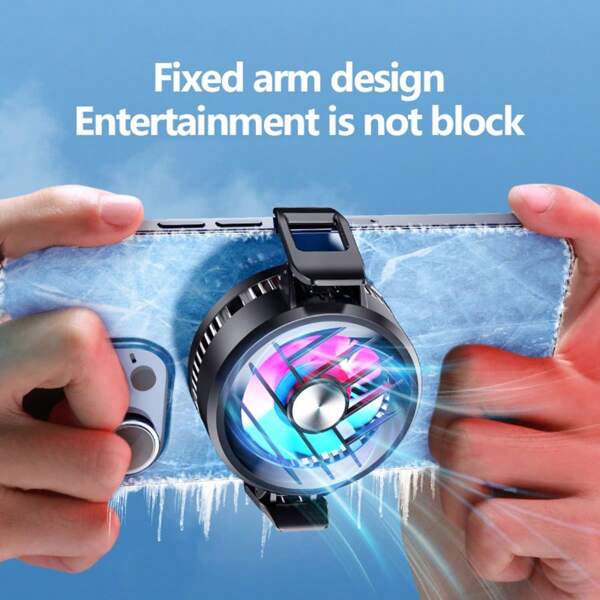 جهاز تبريد الهاتف الممغنط، جهاز تبريد للهاتف الذكي بتقنية الأشباه الموصلة، يخفض درجة حرارة الهاتف أثناء الألعاب أو البث المباشر، يساعد على تقليل درجة حرارة الجهاز والتأخير، هدية عيد ميلاد رائعة للرجال