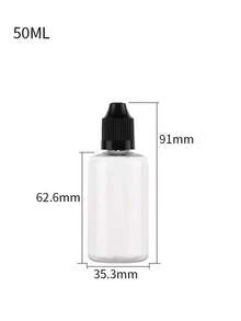 10 Thin Drip Bottles, 5ml/10ml/20ml/30ml/50ml Empty Squeeze Eye Drop Bottles, PET Squeezable Liquid Drop Cap Bottles, Essential For Returning To School And Traveling, Portable And Lightweight - Travel Accessories - Multicolor - View 11