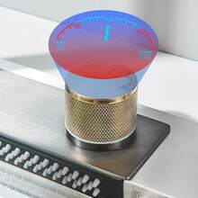 [Conjunto de fregadero de cocina de acero inoxidable 304]80*45cm plateado con perilla de control de temperatura + grifo de agua purificada + limpiador de vasos fregadero multifuncional integral - Níquel cepillado (80 cm x 45 cm) - Ver 5