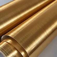 1 Roll Of Metal Texture Self-Adhesive Vinyl Wall Paper, Viscous Wallpaper, Silver/Gold Metal Stainless Steel Texture Decorative Film, Refrigerator, Dishwasher, Disinfection Cabinet Furniture Decoration, Cabinet And Dining Table Color Change Renovation Decoration,Peel And Stick Wallpaper