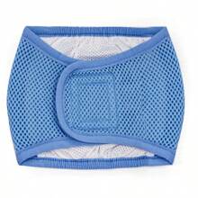 Breathable Mesh Dog Physiological Pants, Solid Color, With Waistband, Anti-Harassment Underwear For Male Dogs