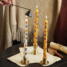 2 pezzi/25cm Candele a forma di fantasma per Ognissanti, candele di cera di soia senza fumo, con stile da zucca, per feste e raduni, decorazione per atmosfera horror, portacandele, candele da illuminazione, regalo creativo per le vacanze, con vari modelli disponibili