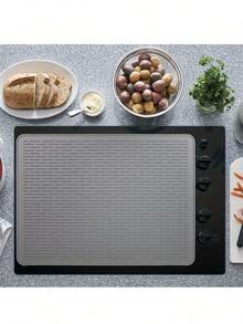 Silicone Electric Stove Top Cover Mat - Ceramic Stove Top Cover, Heat Resistant Glass Cover, Flat RV Range  Protector, Extra Large Silicone Dish Drying Mat