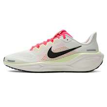 Nike Zapatillas de running AIR ZOOM PEGASUS 41 (GS), suaves y reactivas, calzado juvenil para entrenamiento de acondicionamiento físico y deportes de carrera - Blanco/Rosa - Ver 1
