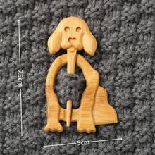 1pc Cute Fun Animal Shaped Wooden Animal Brooch Gift For Cats, Puppies, And Birds, Suitable For Daily Commuting, Outings With Friends, Vacations, Parties, Christmas Parties, Great Gift For Yourself, Friends, Family, Girlfriend, Mother On Valentine's Day Or Mother's Day (Gift Bag Packaging) Autumn, Winter - 鳥 - 查看 6