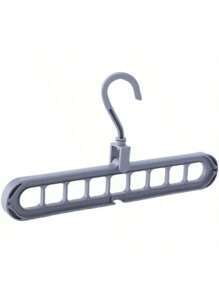 5/8Pcs Expandable Folding 9-Holes Hanger, Heavy-Duty Foldable Hangers With 9 Holes, 9-Hole Clothes Hanger, Storage Non-Slip Drying Clothes Rack, Room Decor, Home Decor, Bed Room Decor, Dress, Pants, Shoes, Jeans, Boots, Skirt, Spring, Minimalist, Summer Tops, Durable, Foldable Design For Efficient Storage Of Shirts, Pants, Bags & More - Ideal For Dorms & Bedrooms, Clothes Organizer Storage